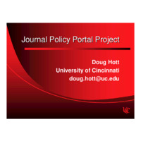 Journal Policy Portal Project