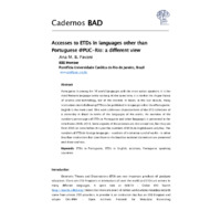 Accesses to ETDs in Languages Other Than Portuguese at  PUC-Rio: a Different View